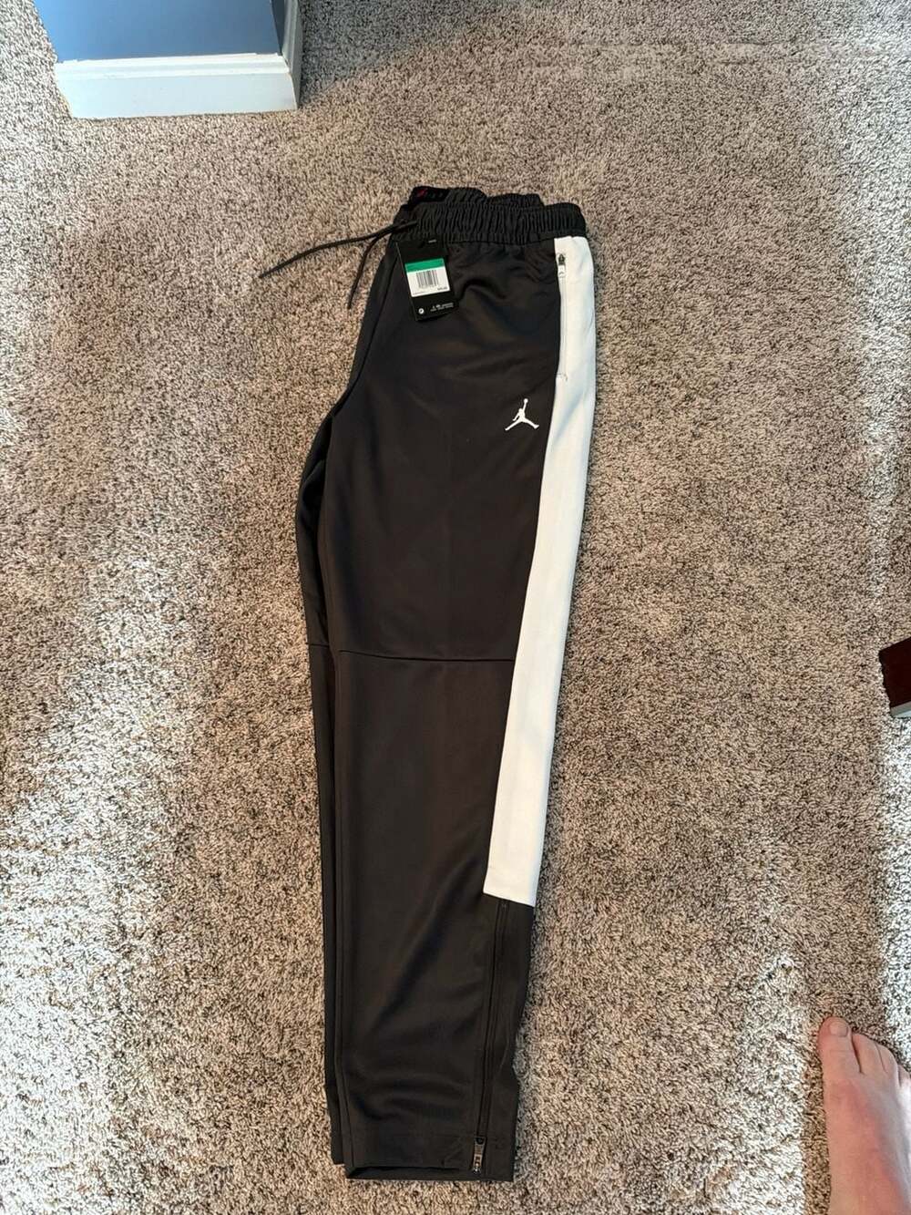 Jordan Team Basketball Track Warm-Up Pants Gray/White CN5344. Size XL